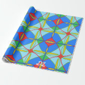 Unique Pattern Abstract Wrapping Paper Cadeaupapier (Uitgerold)
