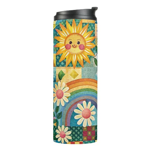 Unique Pattern Design Thermosbeker (Gedraaid links)