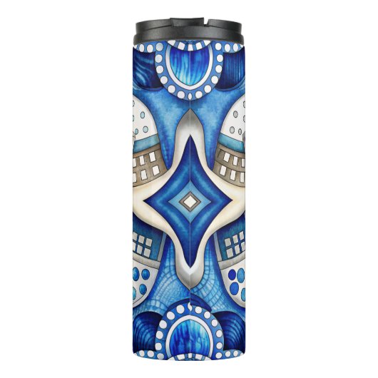 Unique Pattern Design Thermosbeker (Achterkant)