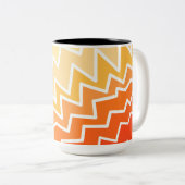 Unique Pattern Tweekleurige Koffiemok (Voorkant rechts)