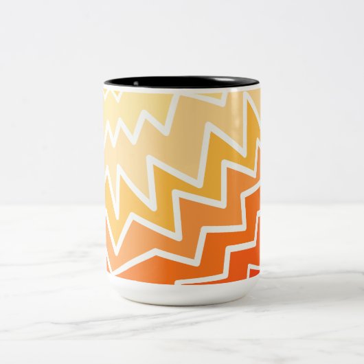 Unique Pattern Tweekleurige Koffiemok (Center)