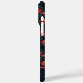 Unique Peonies Customizable Name Iphone Case (Achterkant / Links)