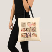 Unique Personalized 9 Photo 2 sided Tote Bag (Voorkant (product))