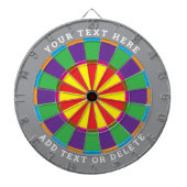 Unique Personalized Customizable Dartboard Dartbord (Voorkant)