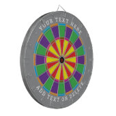 Unique Personalized Customizable Dartboard Dartbord (Voorkant Links)