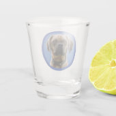 Unique Personalized First Pet Dog Lover Photo Gift Shot Glas (Achterkant)