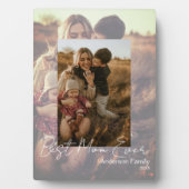 Unique Photo on Photo| Best Mom Ever Fotoplaat (voorkant)