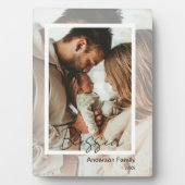 Unique Photo on Photo Tabletop Plaque  Easel Fotoplaat (voorkant)