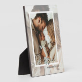 Unique Photo on Photo Tabletop Plaque  Easel Fotoplaat (Zijkant)