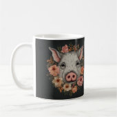 Unique Pig Mok: het perfecte cadeau voor varkensli Koffiemok (Links)