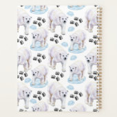 Unique Polar Bears Planner Journal (Achterkant)