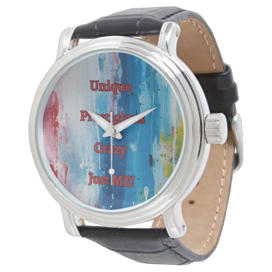 Unique - Prestigious - Crazy - Just ME Horloge (Gekanteld)