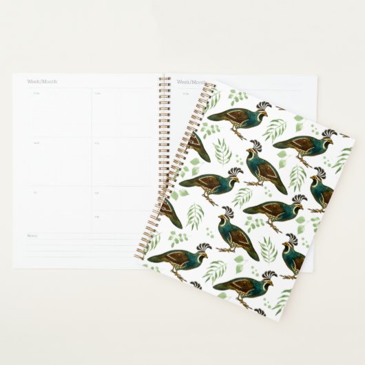 Unique Quails Planner Journal (Display)