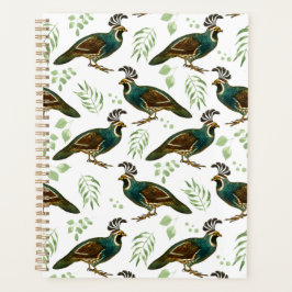 Unique Quails Planner Journal
