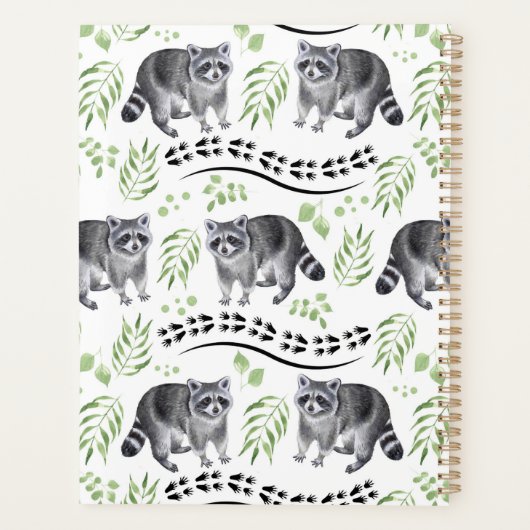 Unique Raccoons Planner Journal (Achterkant)