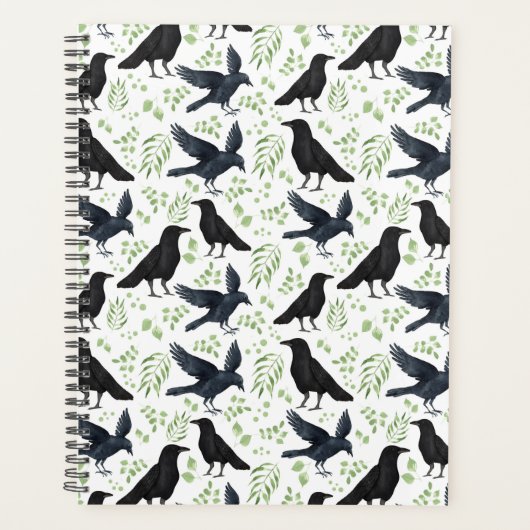 Unique Ravens Planner Journal in White (Voorkant)