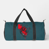 Unique Red Blood Splatter Human Heart Duffel Bag Plunjezak (Voorkant)