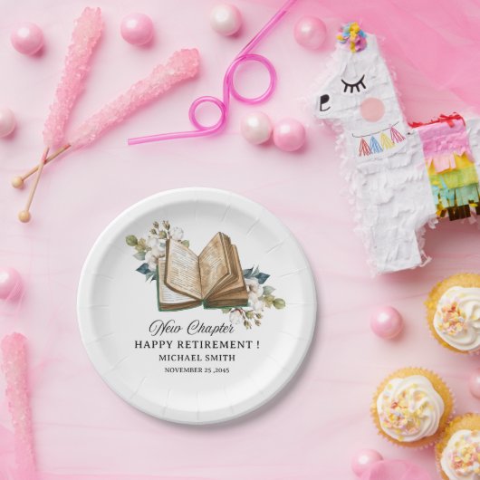 Unique Retirement Paper Plate Papieren Bordje (Feest)