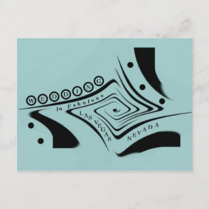 UNIQUE RETRO WEDDING IN Las Vegas Briefkaart