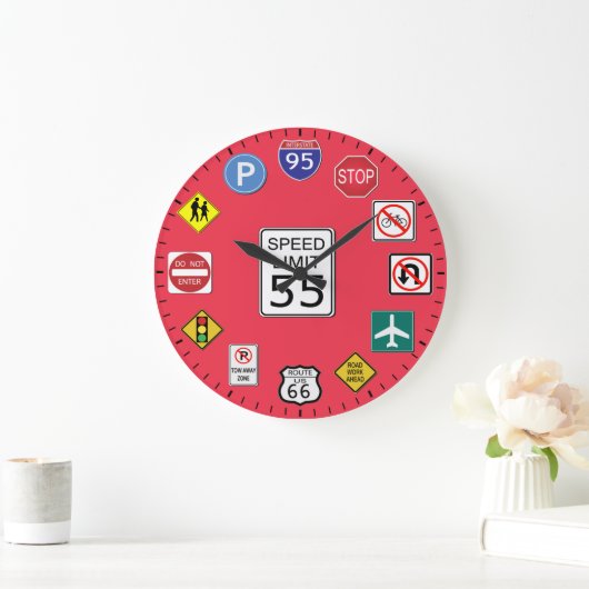 Unique Road Traffic Signs Themed Grote Klok (Huis)
