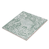 Unique Sage Groen Beer Bosbeboste Dier Tegeltje (Zijkant)