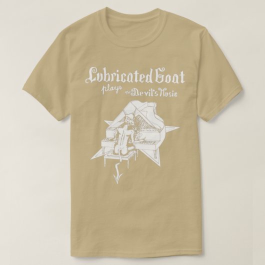 UNIQUE Smeergeit speelt de duivelmuziek af T-shirt (Design voorkant)