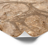 Unique Southwest Petroglyph Native Paintings Perfect Poster (Hoek)