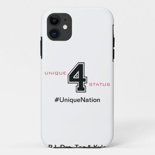 UNIQUE STATUS 4 iPhone Case (Achterkant)