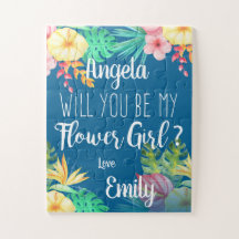 Unique Stylish Floral word jij mijn Bloemenmeisje
