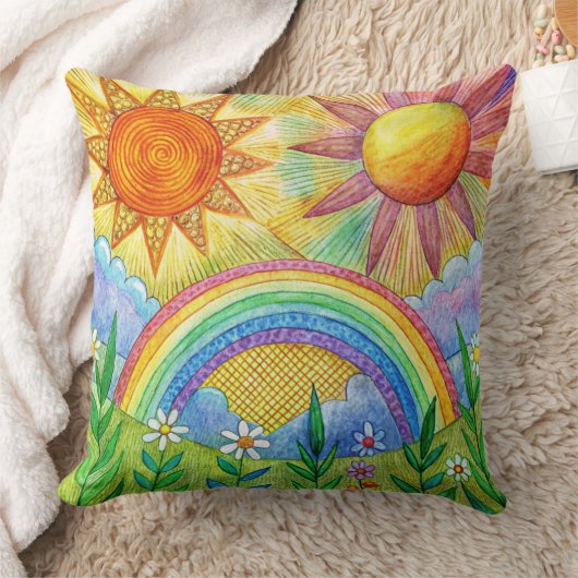 Unique summer beach Design cushion Kissen Kussen (Deken)