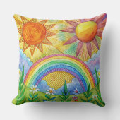 Unique summer beach Design cushion Kissen Kussen (Voorkant)