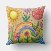 Unique summer beach Design cushion Kissen Kussen (Achterkant)