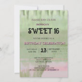 Unique Sweet 16 Invitation - Whimsica Bloemenmeisj Kaart (Achterkant)