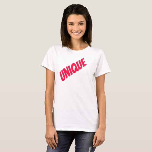 Unique T-shirt (Voorkant volledig)