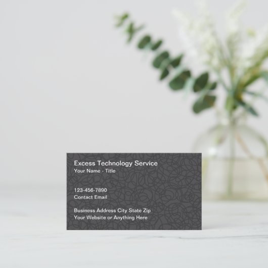 Unique Technology Business Cards New Design Visitekaartje (Staand voorkant)