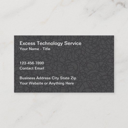 Unique Technology Business Cards New Design Visitekaartje (Voorkant)