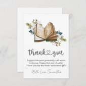 Unique Thank You Card For Retirement Gifts (Voorkant / Achterkant)