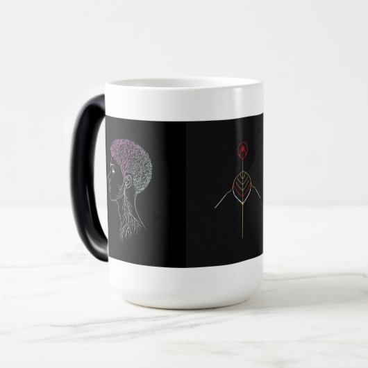 Unique Thoughtful Gift Mug Magische Mok (Voorkant links)