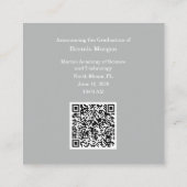 Unique Tiger Graduation Enclosure Card  Informatiekaartje (Achterkant)