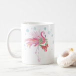 Unique Tropical Christmas Mokken Roze Flamingo<br><div class="desc">Deze mok met tropische kerstkoffie is voorzien van grillige waterverf roze flamingo's met delicate sneeuwvlokken, die feestelijke vrolijkheid combineren met een strandachtige sfeer. Perfect voor het toevoegen van een vleugje seizoensgebonden plezier aan uw interieur, deze mok maakt een uniek kerstcadeau voor de flamingo-liefhebber in uw leven. Of je nu feest...</div>