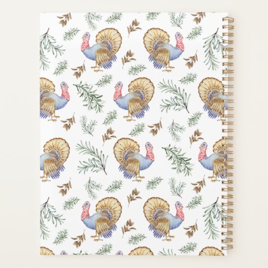 Unique Turkey Planner Journal (Achterkant)