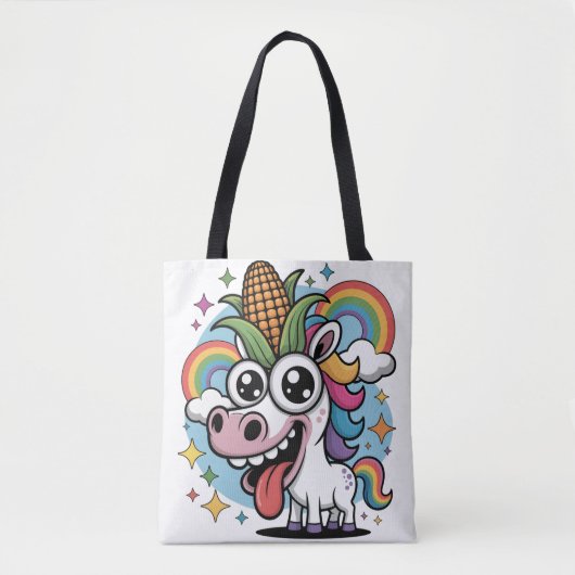 Unique Unicorn Tote Bag (Voorkant)