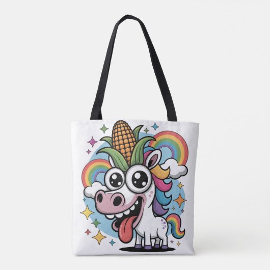 Unique Unicorn Tote Bag (Achterkant)