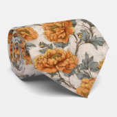 Unique Valentine Gifts For Boyfriend Peonies Flowe Stropdas (Opgerold)