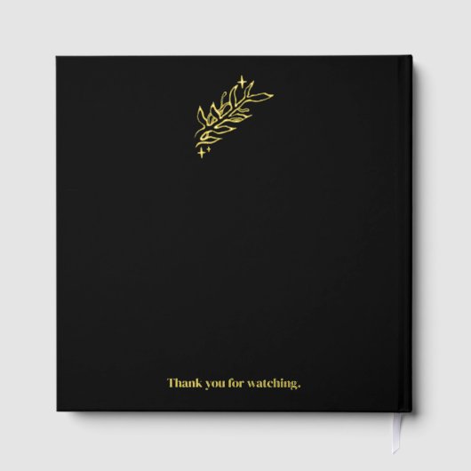 Unique Vintage Botanical. Gastenboek (Achterkant)