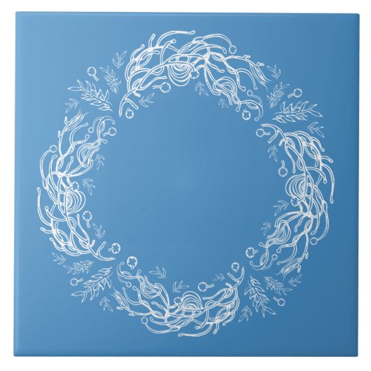 Unique Vintage Botanical. Tegeltje (Voorkant)