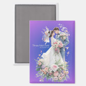 Unique Wedding Gift Magneet (Voorkant / Achterkant)