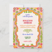 Unique Whimsical Floral Quirky Doodle Hand Drawn  Kaart (Voorkant)