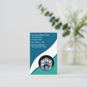 Unique Window Washing And Cleaning Service Visitekaartje (Staand voorkant)