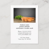 Unique Wortels Gezondheid Biologisch Boerderij Visitekaartje (Voorkant)